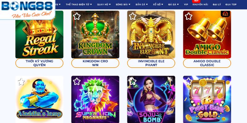 Hướng dẫn chơi slot game Bong88