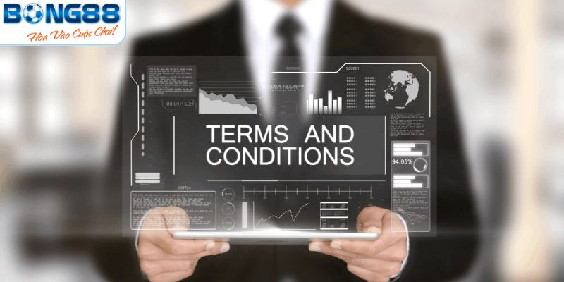 Tất cả chính sách về tài khoản có trong điều khoản điều kiện 