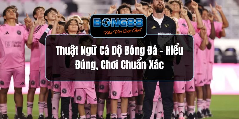 Thuật Ngữ Cá Độ Bóng Đá - Hiểu Đúng, Chơi Chuẩn Xác